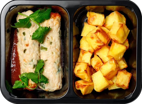 Блюдо: Люля из цыпленка с картофелем